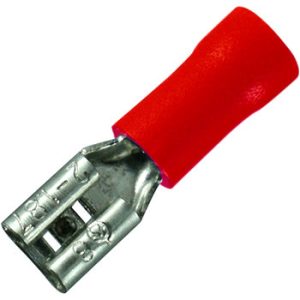 Наконечник-роз'єм плоский мама 0.5-1,5 мм.кв. ізоляція 110.8 (100шт) "Е-некст"