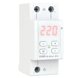 Реле напруги 40А, Зубр D2-40 red
