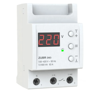 Реле напруги 63А, Зубр D 63