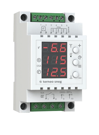 Terneo sneg терморегулятори для танення снігу та льоду купити
