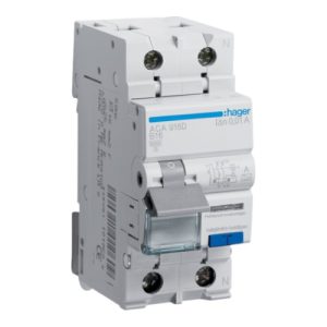 Диф. вим. 1-п.+N 16A B 10mA (6kA) Hager A (B)