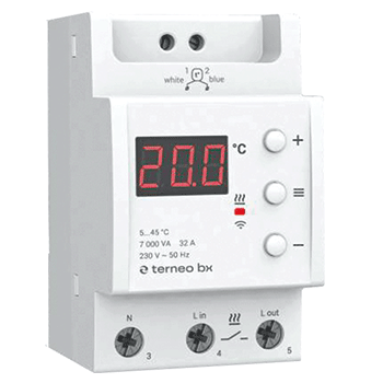 Розумні Wi-Fi терморегулятори terneo керування опаленням веб каталог