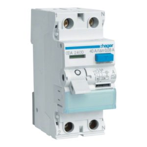 Реле диференційного струму ПЗВ 2Pх40A 30mA A 2модуля  (A)