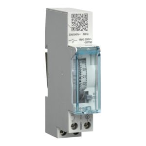 Таймер аналоговий добовий 16А 1НВ без резерва ходу 1М (A) "ХАГЕР"