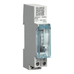 Таймер аналоговий добовий 16А 1НВ резерв ходу 120 год 1М (A) "ХАГЕР"