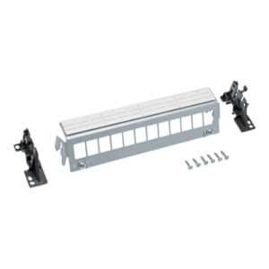 Патч-панель 12-кратна під модулі типу Keystone з тримачами (B)