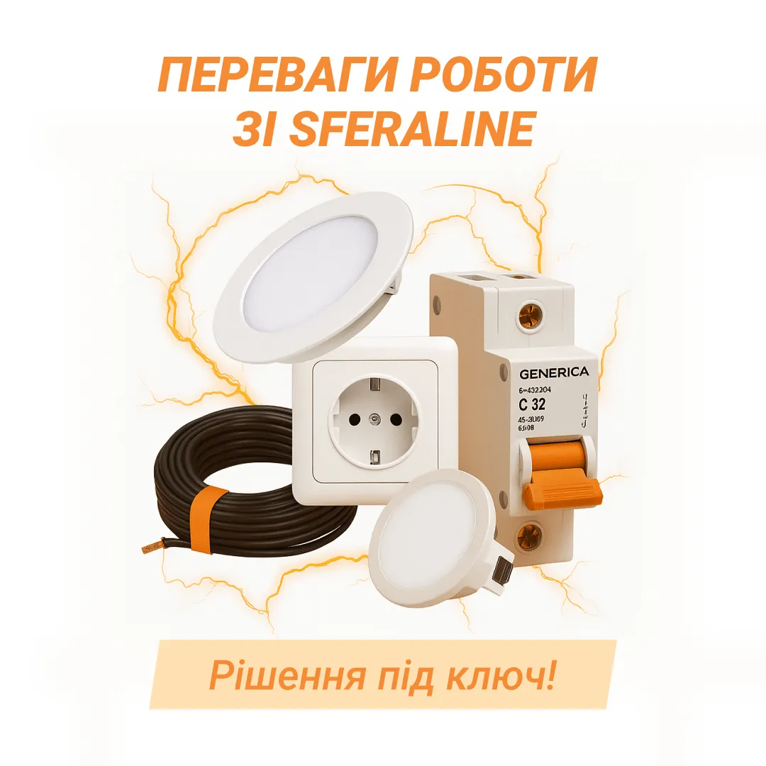 Комплексне електропостачання Сфералайн | від кабелю до готових систем