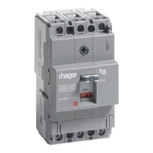 Автоматичний вимикач 3-п. 80A (18kA) Тфікс./Мфікс. "x160" Hager (B)