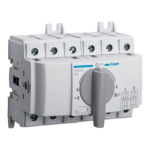 Перемикач модульний трьохпозиційний I-0-II до 35мм2, 3п 80А (B)