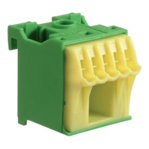 Блок PE-клем 1х16мм.кв.+5х4мм.кв. ширина 30мм QiuckConnect (A) "ХАГЕР"