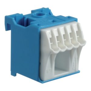 Блок N-клем 1х16мм.кв.+5х4мм.кв. ширина 30мм QiuckConnect (A)