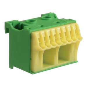 Блок PE-клем 2х16мм.кв.+8х4мм.кв. ширина 45мм QiuckConnect (A) "ХАГЕР"