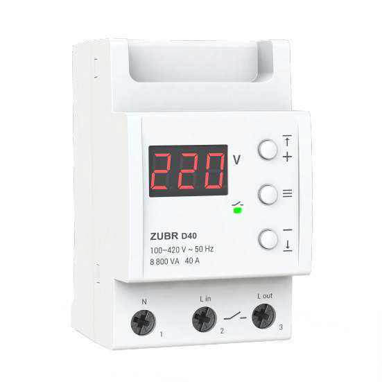 ZUBR 3F трифазне реле напруги купити в інтернет магазині веб версія каталогу