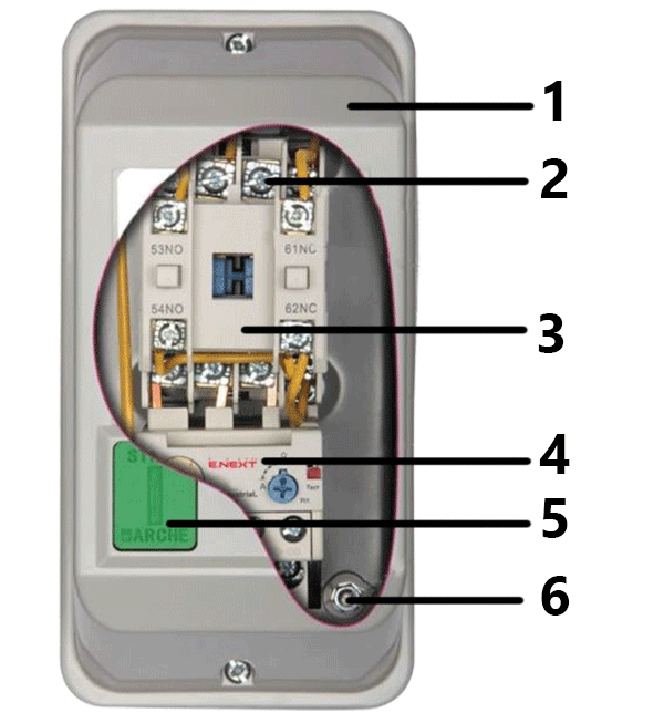 Конструкція магнітного пускача