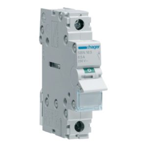 Вимикач навантаження 1-полюсний 63А/230В (B)