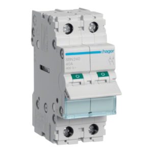 Вимикач навантаження 2-полюсний 40А/400В (B)