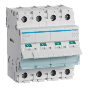 Вимикач навантаження 4-полюсний 63А/400В (B)