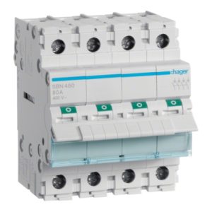 Вимикач навантаження 4-полюсний 80А/400В (B)