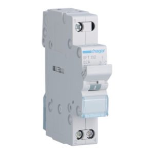 Перемикач I-0-II з загальним виходом зверху 1п 32А/230В (A) "ХАГЕР"