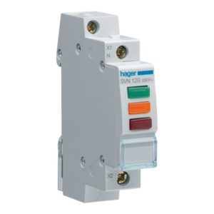 Індикатор потрійний LED 230В червоний-зелений-помаранчевий (A)