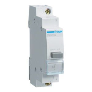 Вимикач кнопковий 230В/16А, 1НВ (B)