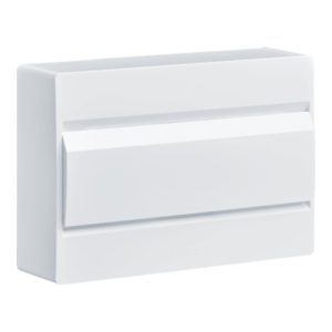 Щит пластиковий ЩРН-П- 12 модулів IP40 зовнішній монтаж, білі двері COSMOS (A) "ХАГЕР"