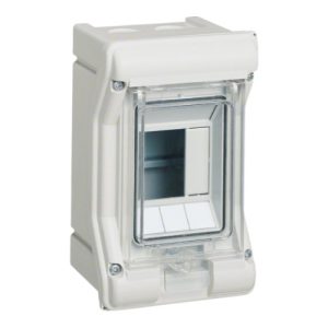 Щит пластиковий ЩРН-П- 03 модулів IP65 зовнішній монтаж, з прозорими дверима,VECTOR (B)