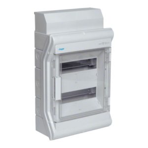 Щит пластиковий ЩРН-П- 24(28) модулів IP65 зовнішній монтаж прозорі двері VECTOR (B)