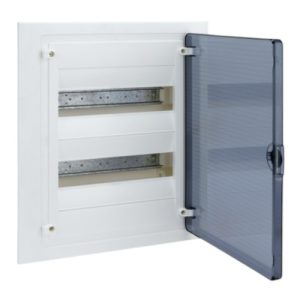 Щит пластиковий ЩРВ-П- 24 модулів IP40 внутрішні прозорі двері (2х12) GOLF (A)