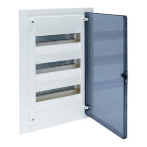 Щит пластиковий ЩРВ-П, 36 модулів, IP40 внутрішні прозорі двері (3х12) GOLF (A)