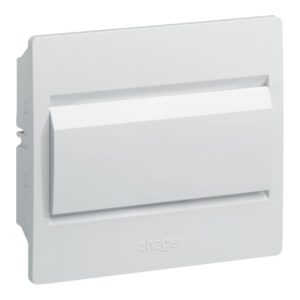 Щит пластиковий ЩРВ-П, 8 модулів, IP40, внутрішній монтаж, білі двері, COSMOS (B)