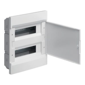 Щит пластиковий ЩРВ-П- 24 модулів IP40 внутрішні білі двері COSMOS (A)