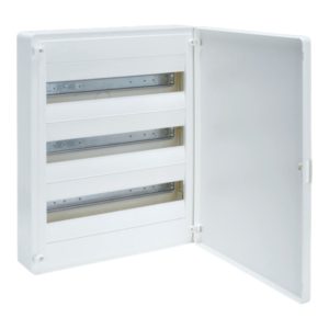 Щипластиковий ЩРН-П- 54 модулів IP40 зовнішні білі двері (3х18) GOLF (B)