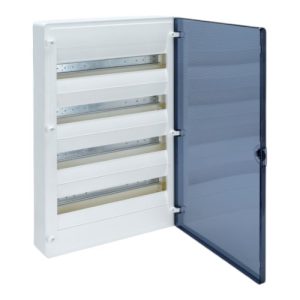 Щит пластиковий  ЩРН-П- 72 модулів IP40 зовнішні прозорі двері (4х18) GOLF (B)