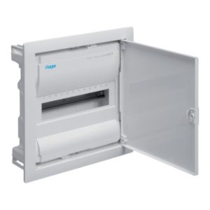 Щит пластиковий ЩРВ-П- 12(14) модулів, IP30 внутрішні білі двері без клем VOLTA (A)