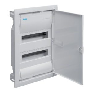 Щит пластиковий ЩРВ-П- 24(28) мод IP30 внутрішні білі двері без клем VOLTA (A)