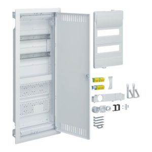 Щит пластиковий ЩРВ-П- 24 модулів IP30 внутрішні білі двері + 2 ряди ММ-облад Volta.Hybrid (B)