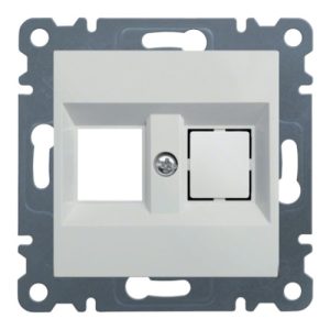 Лицьова панель RJ12/RJ45 Lumina.2 подвійна біла (A)