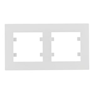Рамка 2X горизонтальна, Lumina-Intens, біла (A) "ХАГЕР"