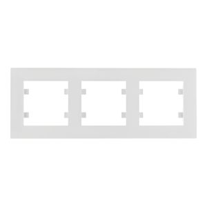 Рамка 3X горизонтальна, Lumina-Intens, біла (A) "ХАГЕР"
