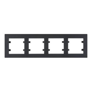 Рамка 4X горизонтальна, Lumina-Intens, чорна (A) "ХАГЕР"