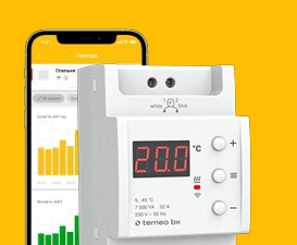 Розумні Wi-Fi терморегулятори terneo керування опаленням веб каталог