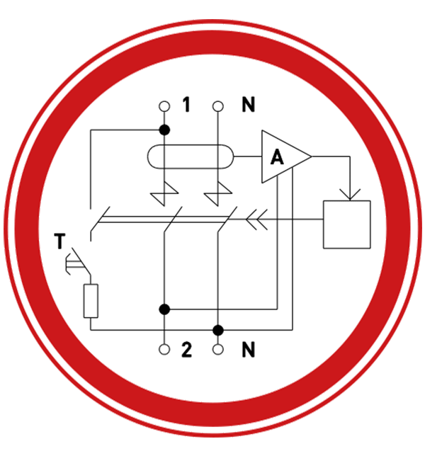 Диференційний захист від струму за допомогою вимикачів ENEXT
