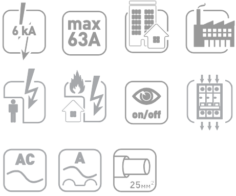 Диференційний захист від струму за допомогою вимикачів ENEXT