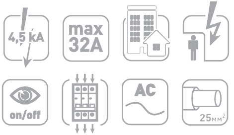 Диференційний захист від струму за допомогою вимикачів ENEXT