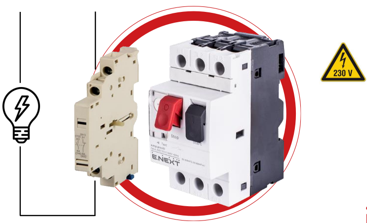 Блок контактів додатковий e.mp.pro.ad