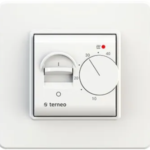 Терморегулятор Terneo mex білий механічний для теплої підлоги 16 А, 3000 ВА, 10…40 °C, R10-3