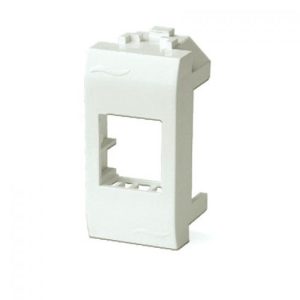Адаптер 1мод. для інф. роз'ємів Keystone, білий (ВИВЕДЕНО З АСОРТИМЕНТУ)