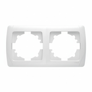 Рамка 2-х кратна "Яшемін" біла