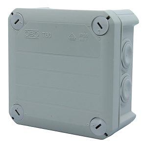 Коробка розподільча 114х114х57 IP66 зовнішня пласт. (T 60)